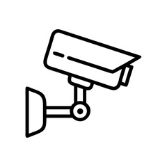 CCTV Surveillance Camera Icon Design
