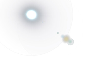 Abstract Light Blur with Lens Flare Effect Visually Captivating Transparent PNG background