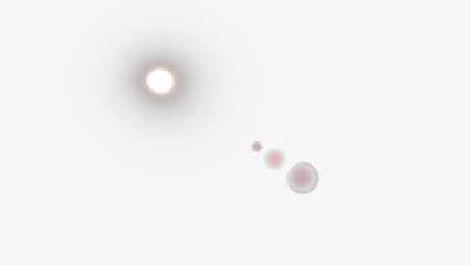 Abstract Light Blur with Lens Flare Effect Visually Captivating Transparent PNG background