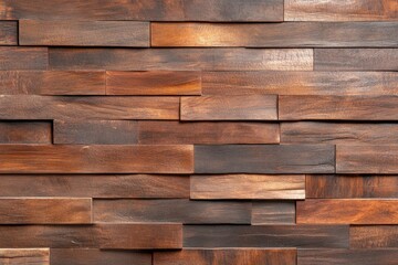 Naklejka premium Rustic Dark Brown and Reddish Brown Wood Wall Texture