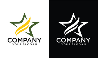 Creative Star Vector Logo Design Template