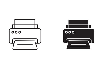 Print icon vector. printer icon vector.