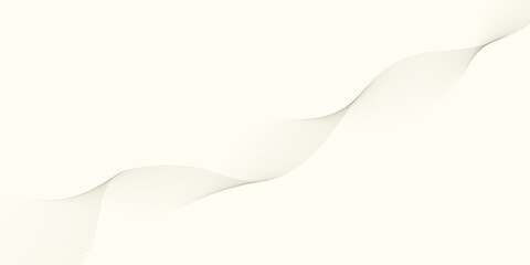 Abstract backdrop with colorful wave gradient lines on white background. Vector illustration.Wave with lines created using blend tool.