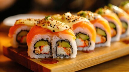 Salmon Sushi Rolls: A Deliciously Appealing Culinary Delight