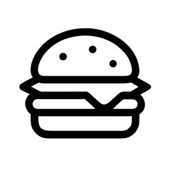 Fish Sandwich in Soft Bun Icon Design