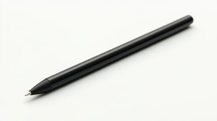 A tablet stylus isolated on a pure white background, realistic lighting and shadow, ideal for cut-out and compositing