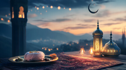 Ramadhan Kareem Decoration,background illustration