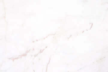 Elegant White Marble Background with Subtle Pink Veins and Texture