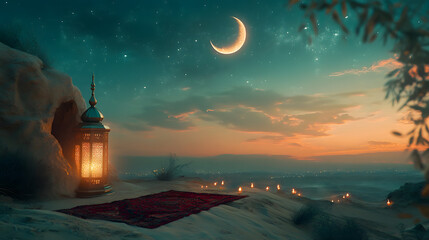 Ramadhan Kareem Decoration,background illustration