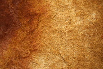 rain drop on water and heavy hard granite stone surface of cave for interior wallpaper