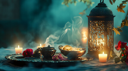 Ramadhan Kareem Decoration,background illustration