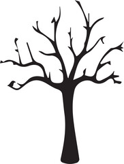 tree silhouette vector