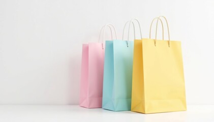 Studio shot of a single reusable shopping bag, white background, studio, white bag