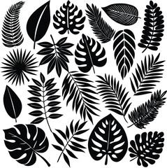 Seamless vector floral pattern with black leaves design for textile, fabric, wallpaper, or print