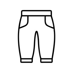 capris clothing dresses line drawn outline vector art - illustration of capris fashion clothes isolated transparent background