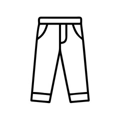 chinos clothing dresses line drawn outline vector art - illustration of chinos fashion clothes isolated transparent background