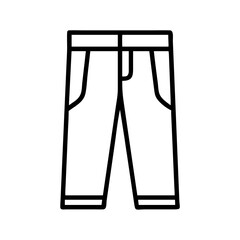 chinos clothing dresses line drawn outline vector art - illustration of chinos fashion clothes isolated transparent background