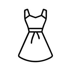 cocktail dress clothing dresses line drawn outline vector art - illustration of cocktail dress fashion clothes isolated transparent background