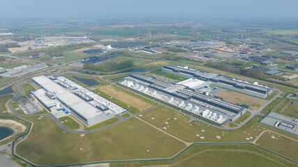 data center in Odense, Denmark, cloud or connectivity, hyperscaler, AI, IT, infrastrucutre, computing center.