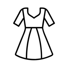 empire waist dress clothing dresses line drawn outline vector art - illustration of empire waist dress fashion clothes isolated transparent background