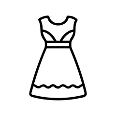 lace dress clothing dresses line drawn outline vector art - illustration of lace dress fashion clothes isolated transparent background