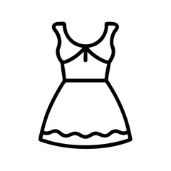 lace dress clothing dresses line drawn outline vector art - illustration of lace dress fashion clothes isolated transparent background