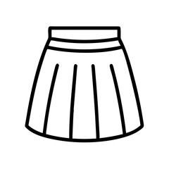 midi skirt clothing dresses line drawn outline vector art - illustration of midi skirt fashion clothes isolated transparent background