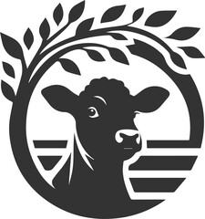 Angus cattle silhouette