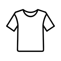 t shirt clothing dresses line drawn outline vector art - illustration of t shirt fashion clothes isolated transparent background