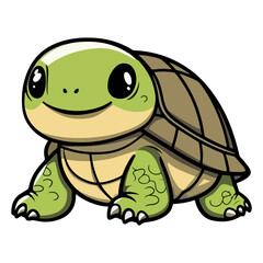 Fototapeta premium turtle, reptile, vector, transparent background