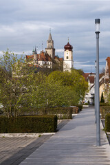 Blick auf Hohenzollernschloss in Sigmaringen