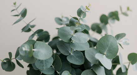 Eucalyptus Cinerea Silver Dollar Leaves In Bouquet
