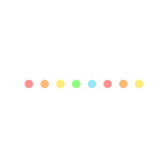 Colorful page border. Vector illustration 