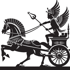 Obraz premium Egyptian Chariot vector