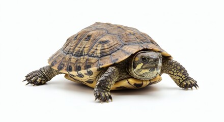 Fototapeta premium Turtle isolated on white background