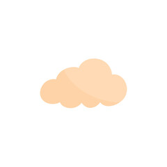 Cloud shape sticker icon