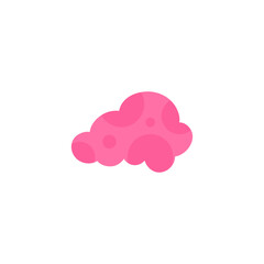Cloud shape sticker icon