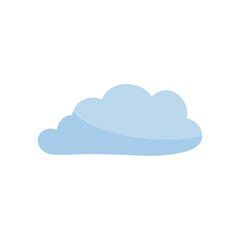 Cloud shape sticker icon