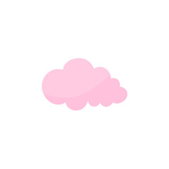 Cloud shape sticker icon
