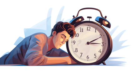 Professional Loud Alarm Clock Wake Up Time Schedule Alert Image