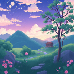VTuber Background Live Stream