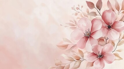 A delicate watercolor flower bouquet designed for wedding decoration and invitations, showcasing soft hues and elegant floral arrangements.