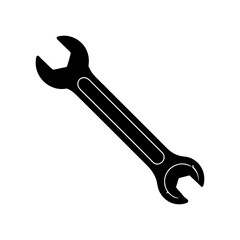 Wrench Silhouette vector illustration