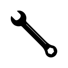 Wrench Silhouette vector illustration