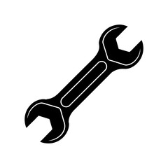 Wrench Silhouette vector illustration