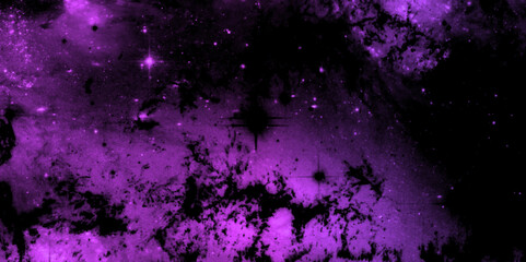 Background with space and black nebula in space Neon smoke on a black background. Defocused Lights and Dust Particles. Watercolor wash aqua painted texture grungy design. smudge illustration design. 