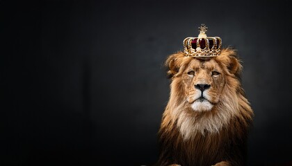 Naklejka premium portrait of a lion