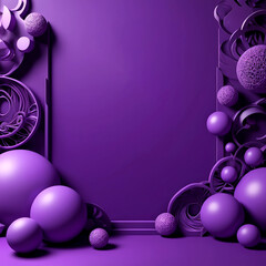 Abstract 3D modern colorful marble shape with Flowers, and Circular Frame and Organic Elements Background.
