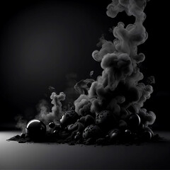 Abstract 3D modern colorful marble shape with Flowers, and Circular Frame and Organic Elements Background.
