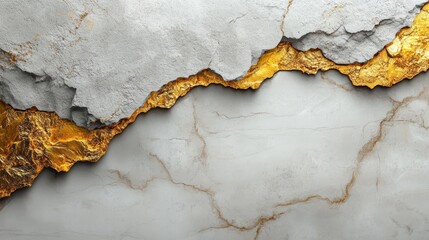Obraz premium Abstract Metallic Texture With Gold Glitter and Marble Surface Perfect For Decorative Backgrounds